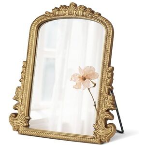 Elegant Gold Ornate Mirror